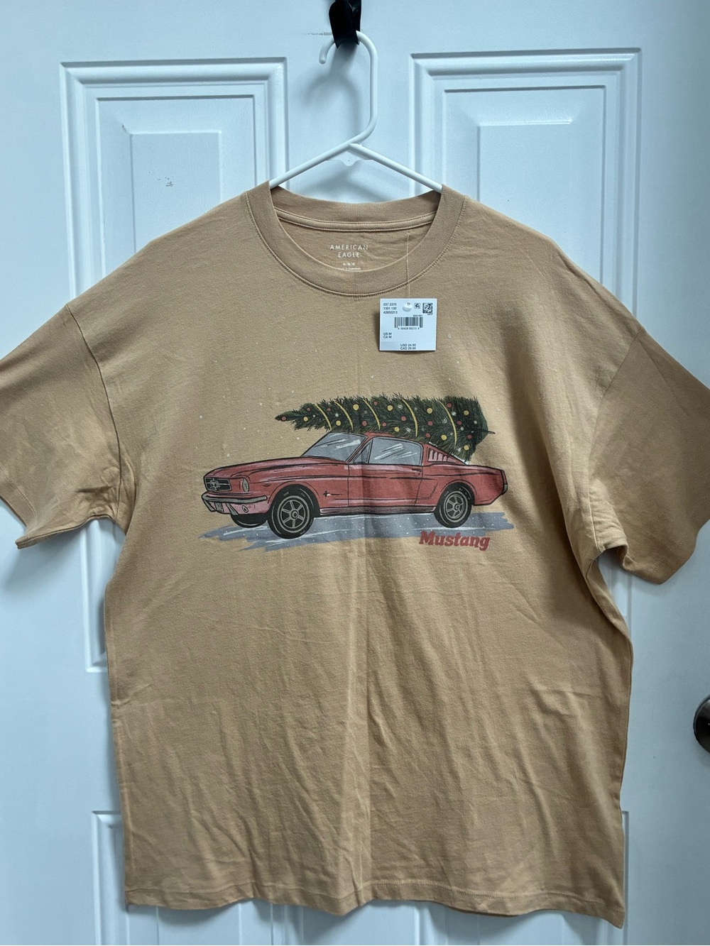 AE Oversized Holiday Ford Graphic T-Shirt